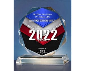 Award - No Place Like Home Pet Sitting